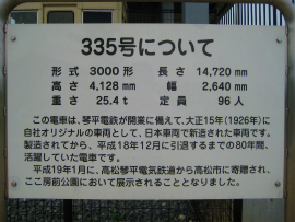 道の駅　源平の里むれ・電車335号