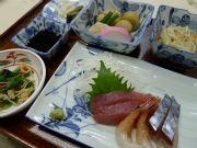 ビジネスホテルプリンスの夕食　2012/12/26