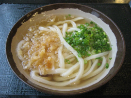 手打ちうどん　山もり｜かけ（小）