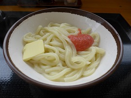 さか枝うどん｜釜バター明太子（1玉）\420