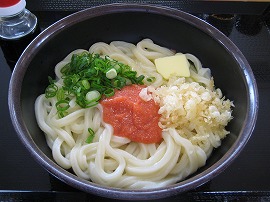 さか枝うどん｜釜バター明太子（大）\520