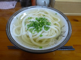 やまと製麺所｜かけうどん(小)\250