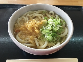 あい麺｜かけうどん(大)\280