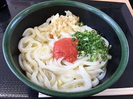 さか枝うどん｜釜バター明太うどん(中)\470