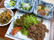 ビジネスホテルプリンスの夕食　2015/05/22