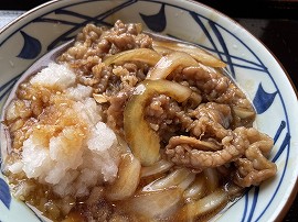 肉おろしぶっかけうどん