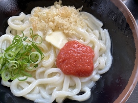 釜バター明太うどん